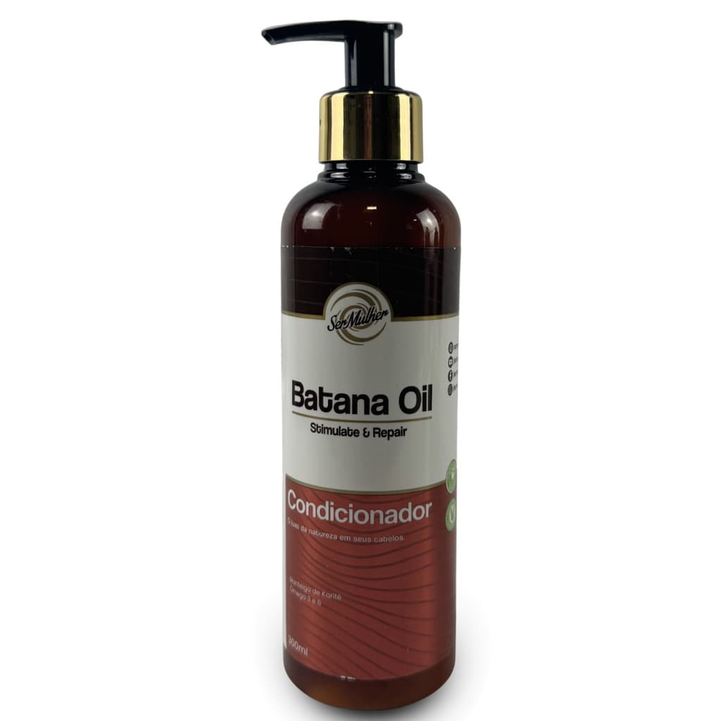 Batana Oil Condicionador Hidratação Profunda Reparação Brilho Maciez 300ml