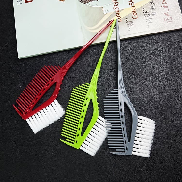 Pente de óleo cozido pente de tingimento de cabelo macio ferramentas profissionais High-End barbeiro cabeleireiro escova
