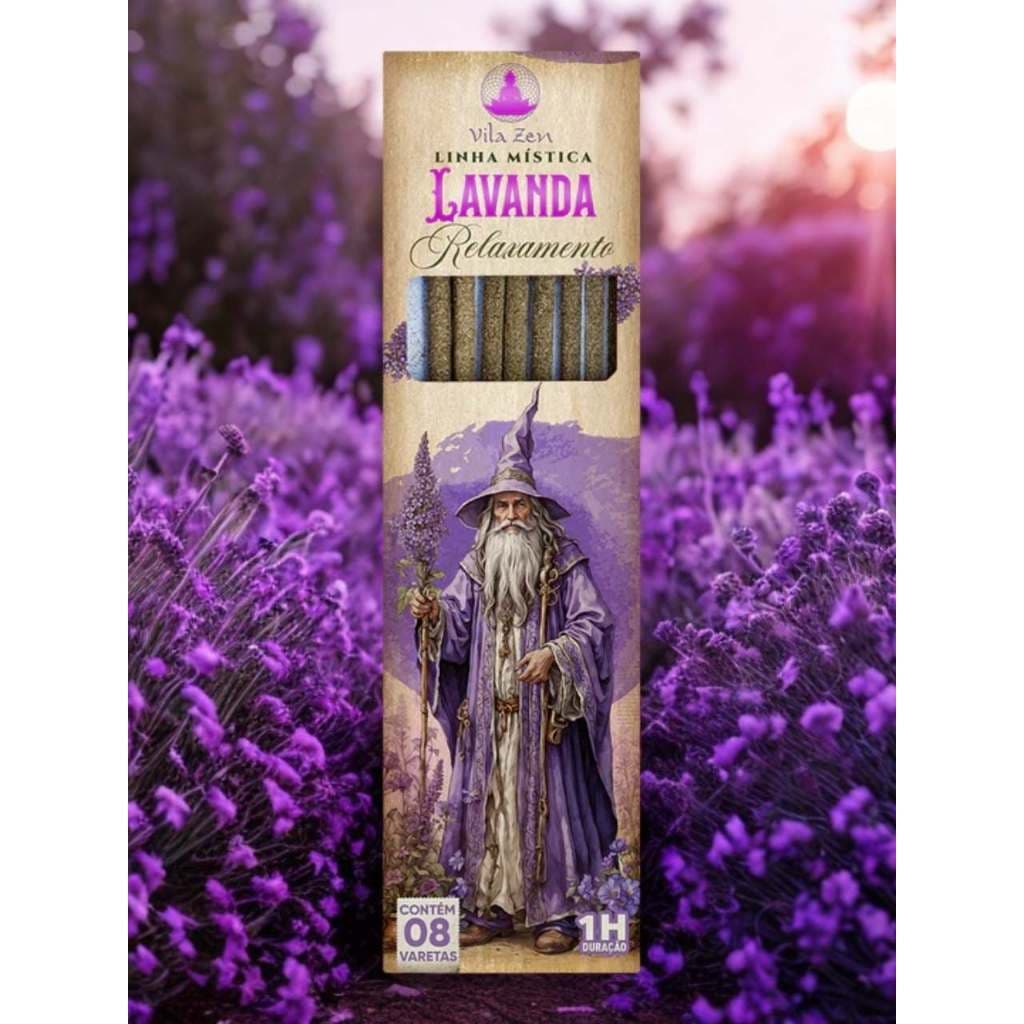 Incenso Natural Lavanda – Vila Zen | Linha Mística