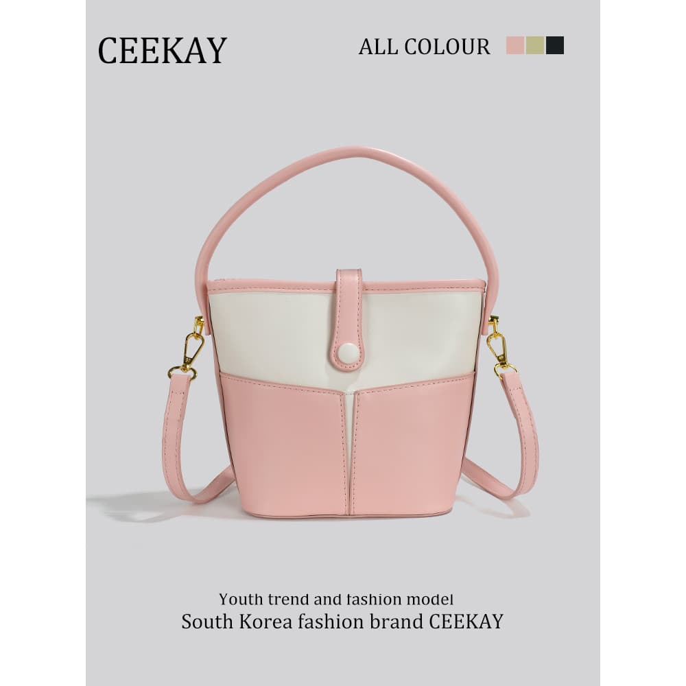 Ceekay autêntico nicho Designer balde saco High-End sentimento Popular saco feminino 2025 novo estilo moda Cross-corpo s