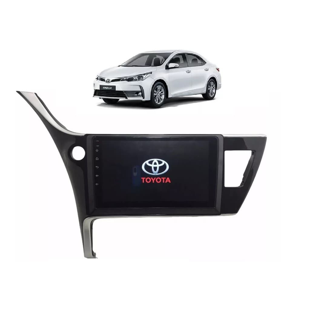 Kit Multimídia Corolla 2018 / 2019 GLi 9 Pol Android Carplay Gps 2/32GB - Roadstar 915BR