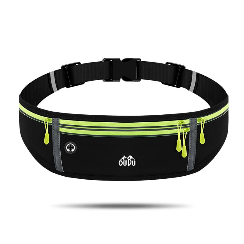 Saco de cintura esportivo masculino correndo saco do telefone móvel Ultra-fino invisível à prova dwaterproof água Close-