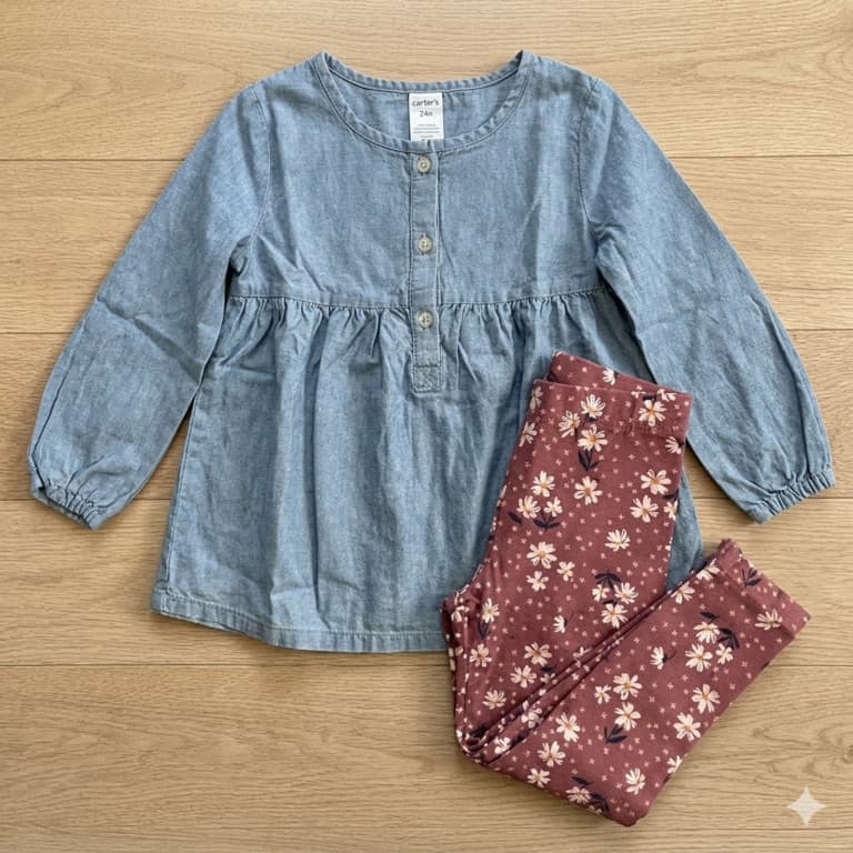 Conjunto Carter's Original Menina Algodão- NOVO