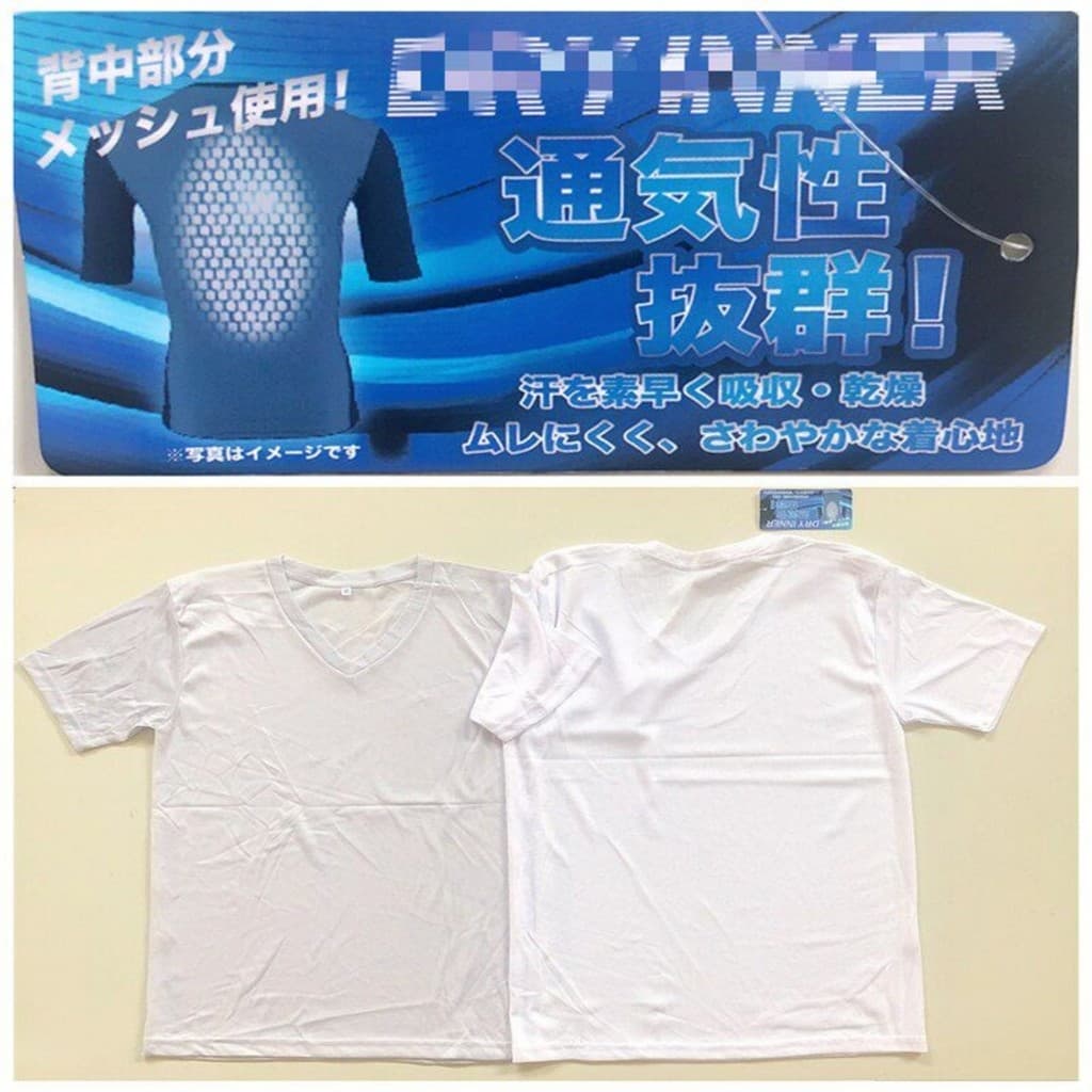 Camiseta japonesa única de secagem rápida ao ar livre masculina verão novo estilo camiseta treinamento em torno do pesco