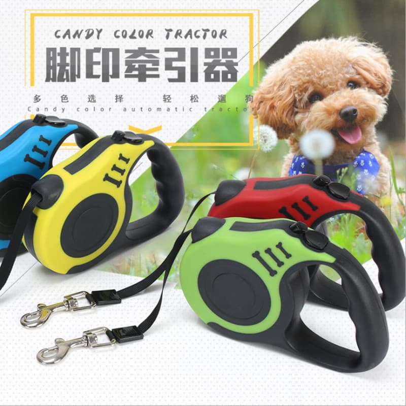Coleira retrátil automática para cães, coleira para cães de tamanho médio, coleira para cães de tamanho pequeno, suprime