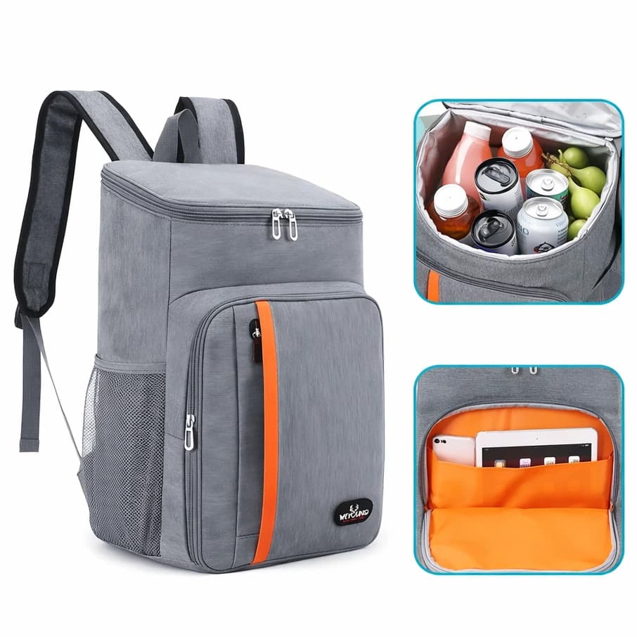 Mochila Térmica Grande Bolsa Impermeável Bag Isótermica Cooler Bebidas Comida Marmita 28