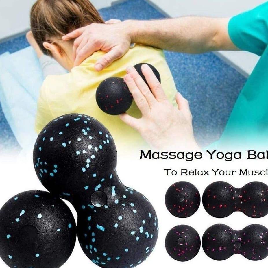 Kit Conjunto De Bolas De Amendoim Fascia Treinamento Massagem Profunda Para Liberação De Ponto De Gatilho Myofascial Lac