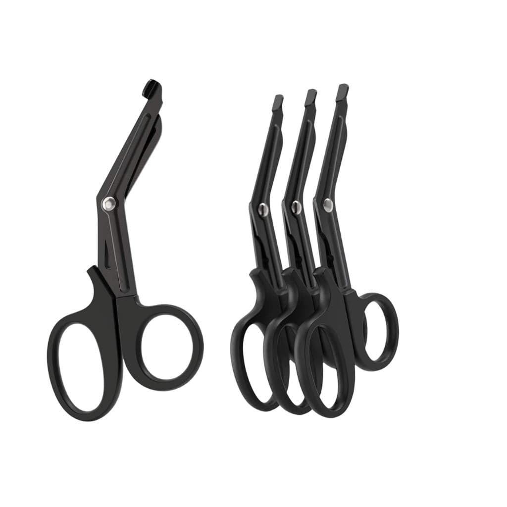 Kit 2 a 10 Tesoura Ponta Romba Pequena Edc Aph Primeiros Socorros Sem Ponta