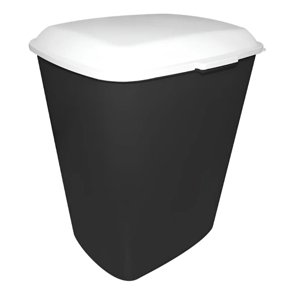 PORTA RACAO CX UTIL. CONTAINER 20 KG PRETO