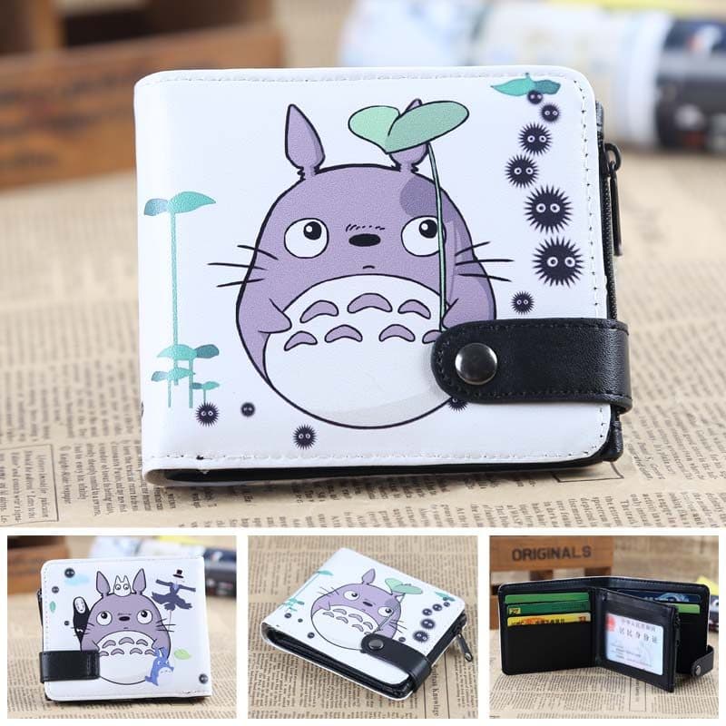 Meu vizinho Totoro carteira curta masculina feminina estudante adolescente bidimensional desenho animado Anime periféric