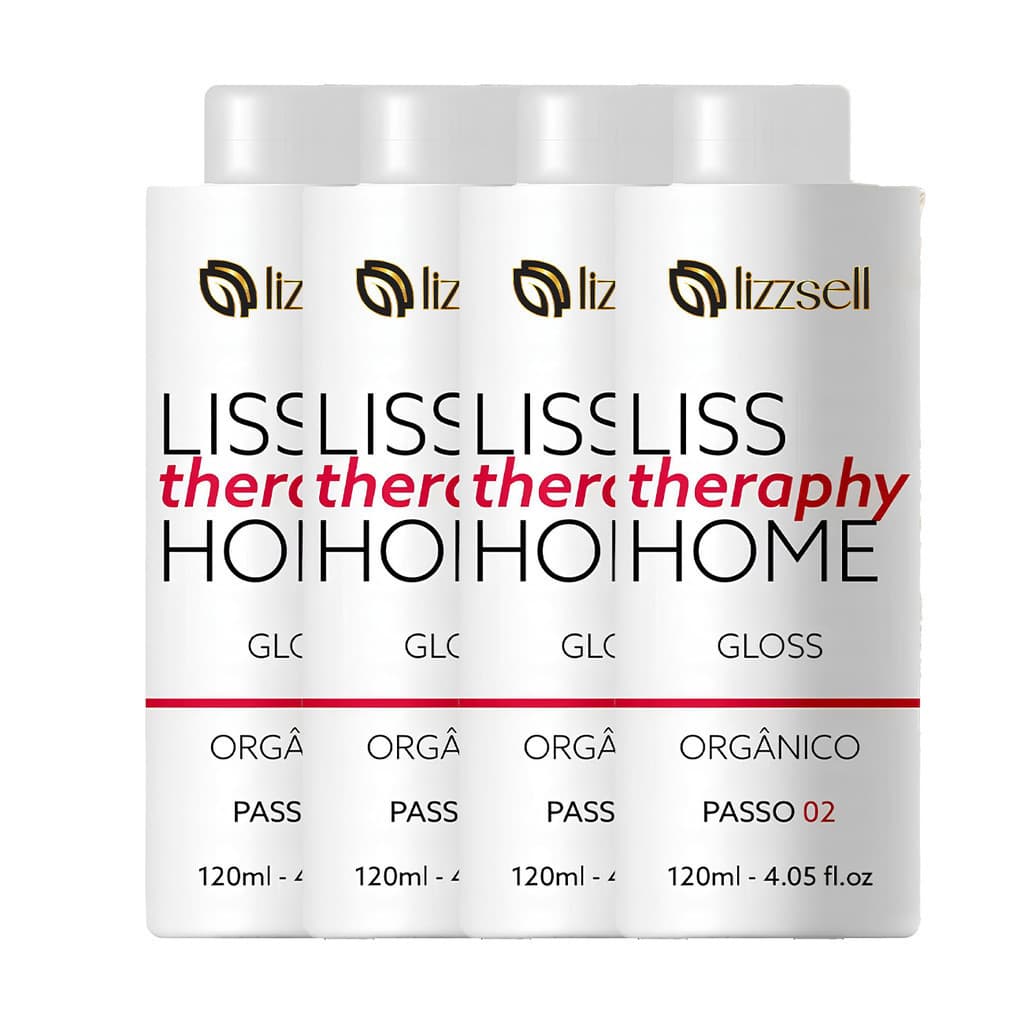 4x Liss Therapy Home - Progressiva liso Intenso sem formol | Resultado Imediato na 1 º Aplicação