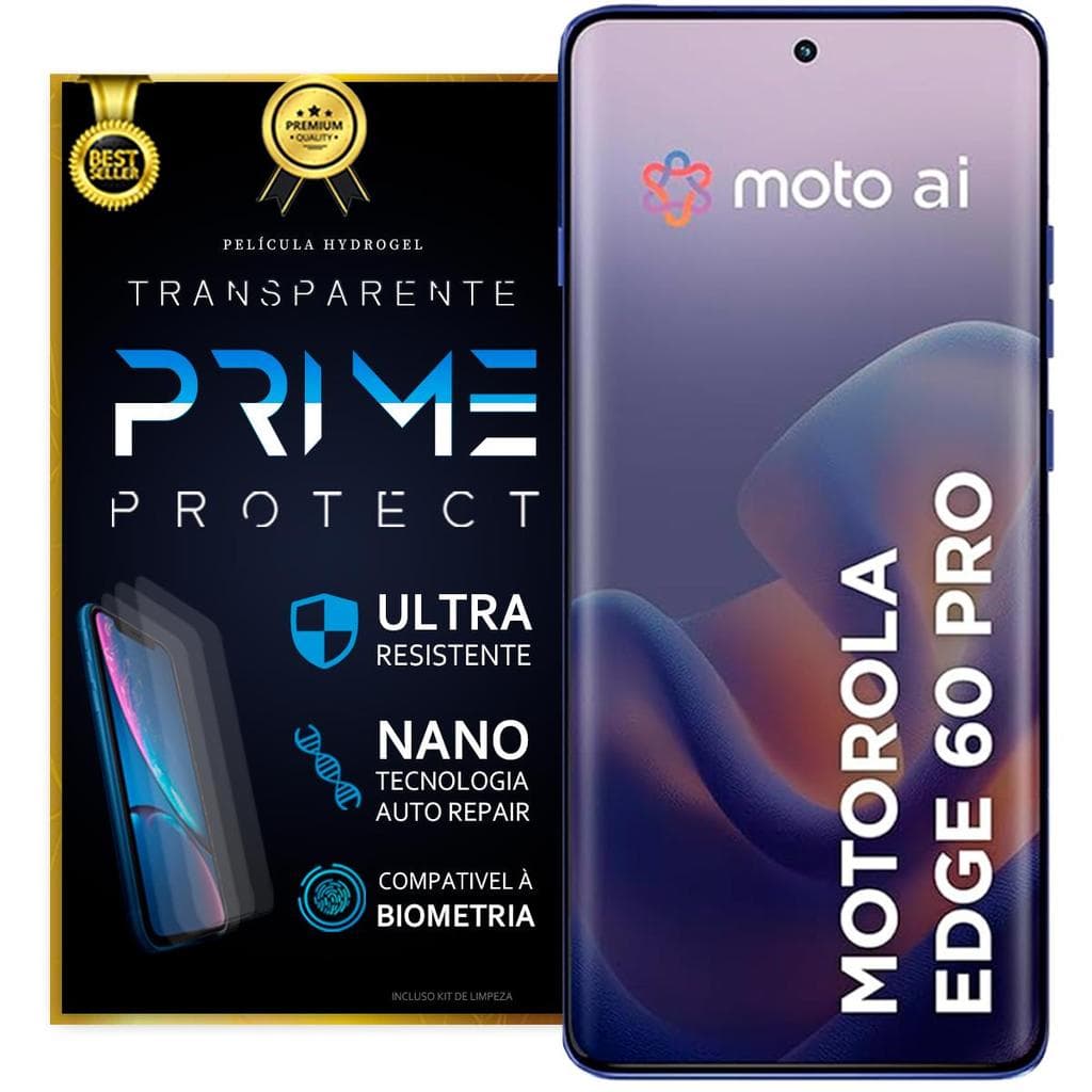 Película De Hidrogel Moto Edge 60 Pro Transparente Premium