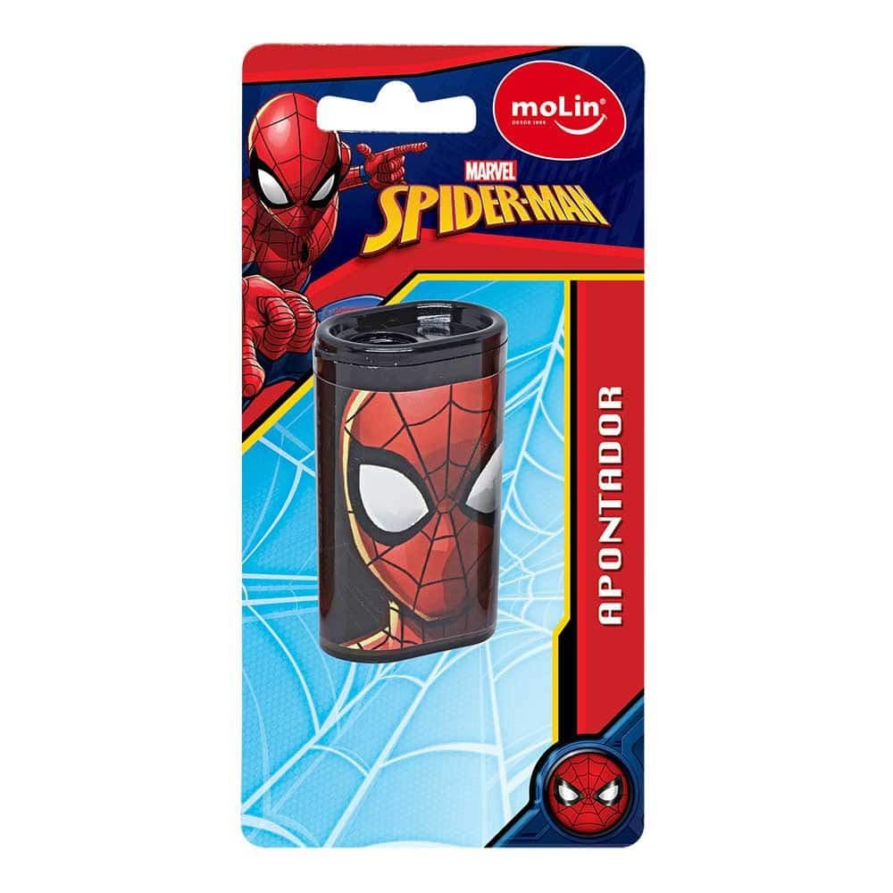 Apontador com Depósito Homem Aranha Spiderman Molin 1 UN