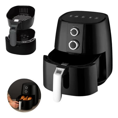 Fritadeira Air Fryer 1550w Cesto Quadrado 3,8l Antiaderente 110v/220v