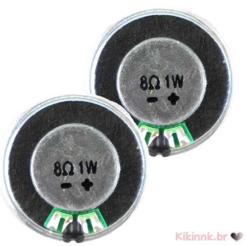 28mm Alto-Falantes Magnéticos Conjunto Chifre Frequência 1W 8Ohm Melhora Auditórios 2 Peças