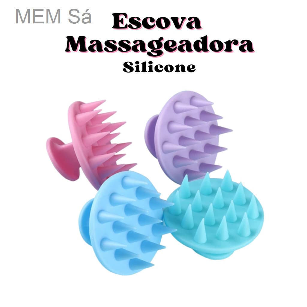 (V)Escova Massageadora De SiliconeZNQM