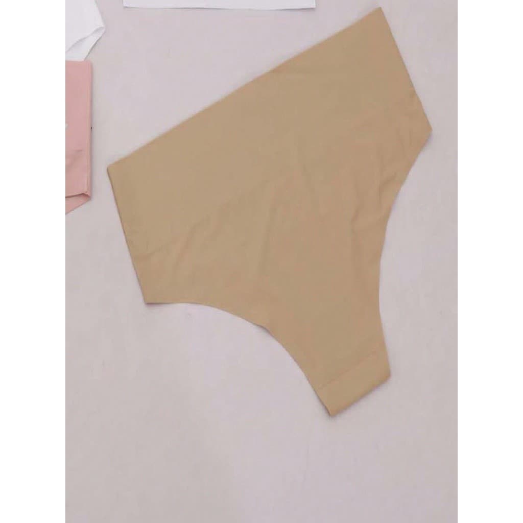 Kit 4 Calcinha Feminina Sem Costura  Cós Alto e Cós Reforçado de 7 cm///1007