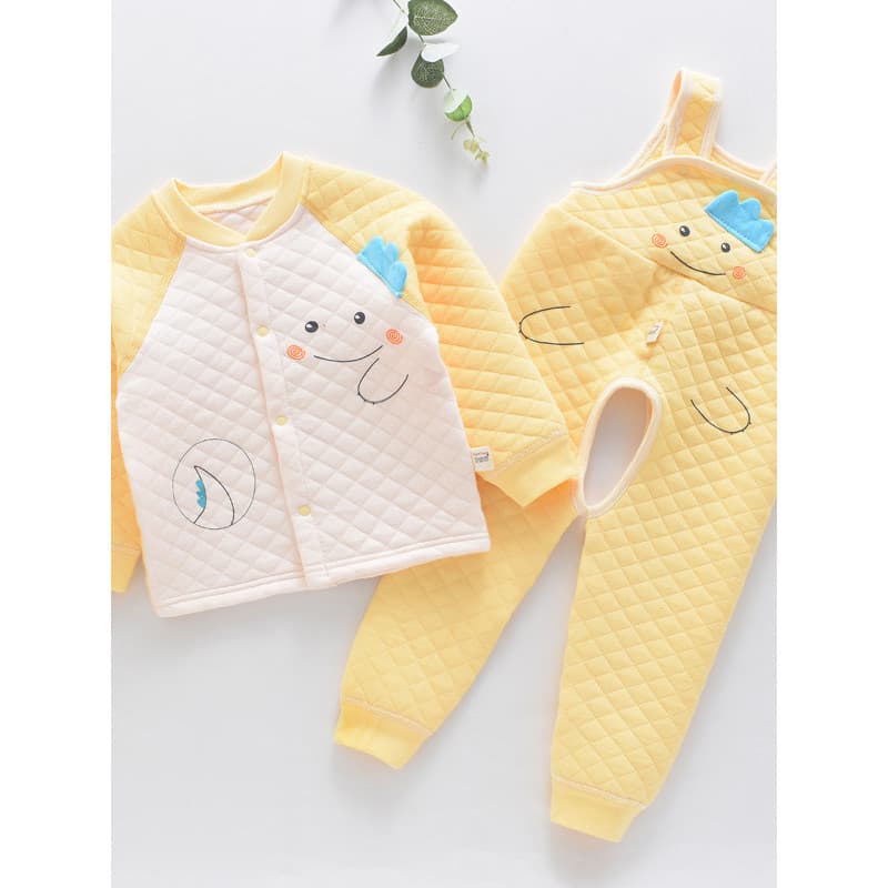 Seis meses bebê primavera roupas quentes dividir terno roupas íntimas macacão de duas peças virilha aberta primavera out