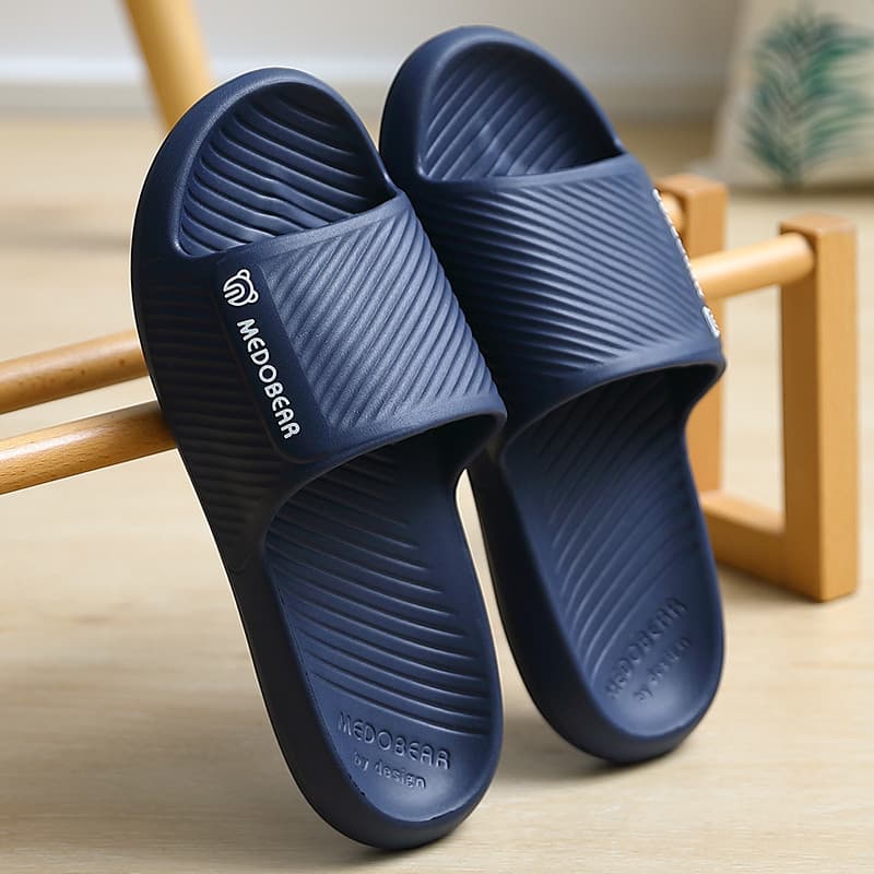 Chinelos antiderrapantes para idosos de meia-idade, masculinos, domésticos, verão, resistentes ao desgaste, para uso ext