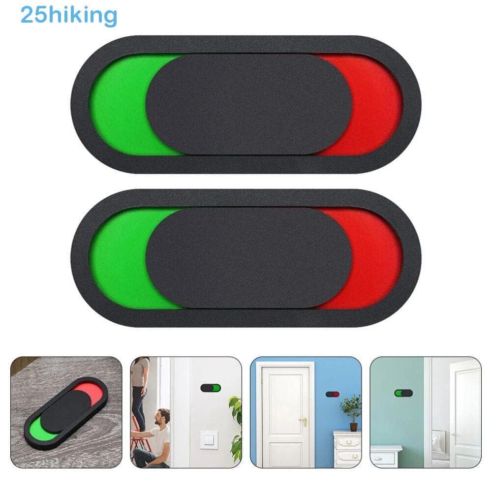 Placa De Sinalização Ocupada Vago Para Porta De Banheiro De Caminhada , Controle Deslizante Aberto 10 * 4cm Não Perturbe