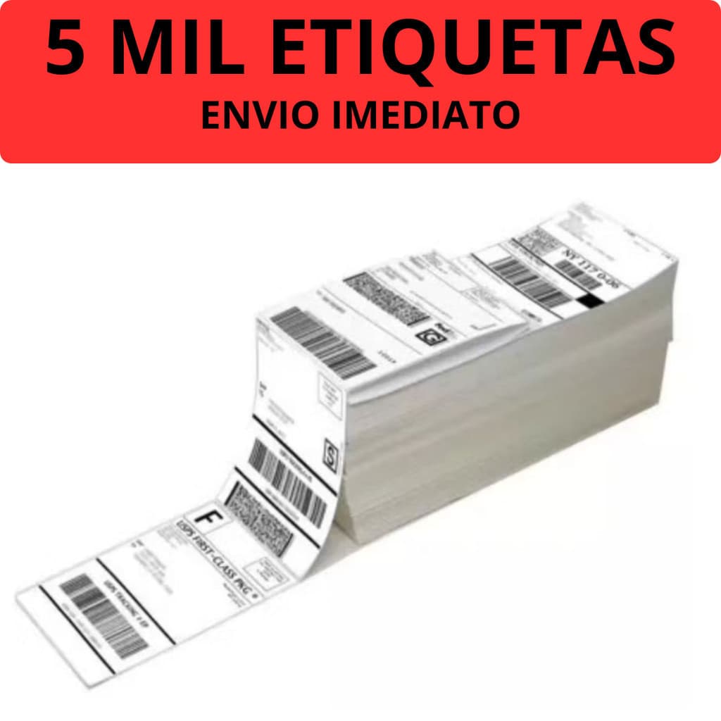 5000/10000 Etiqueta Térmica Papel Adesivo 10x15CM Papel Térmico Resma Papel Contínuo Envios E-Commerce