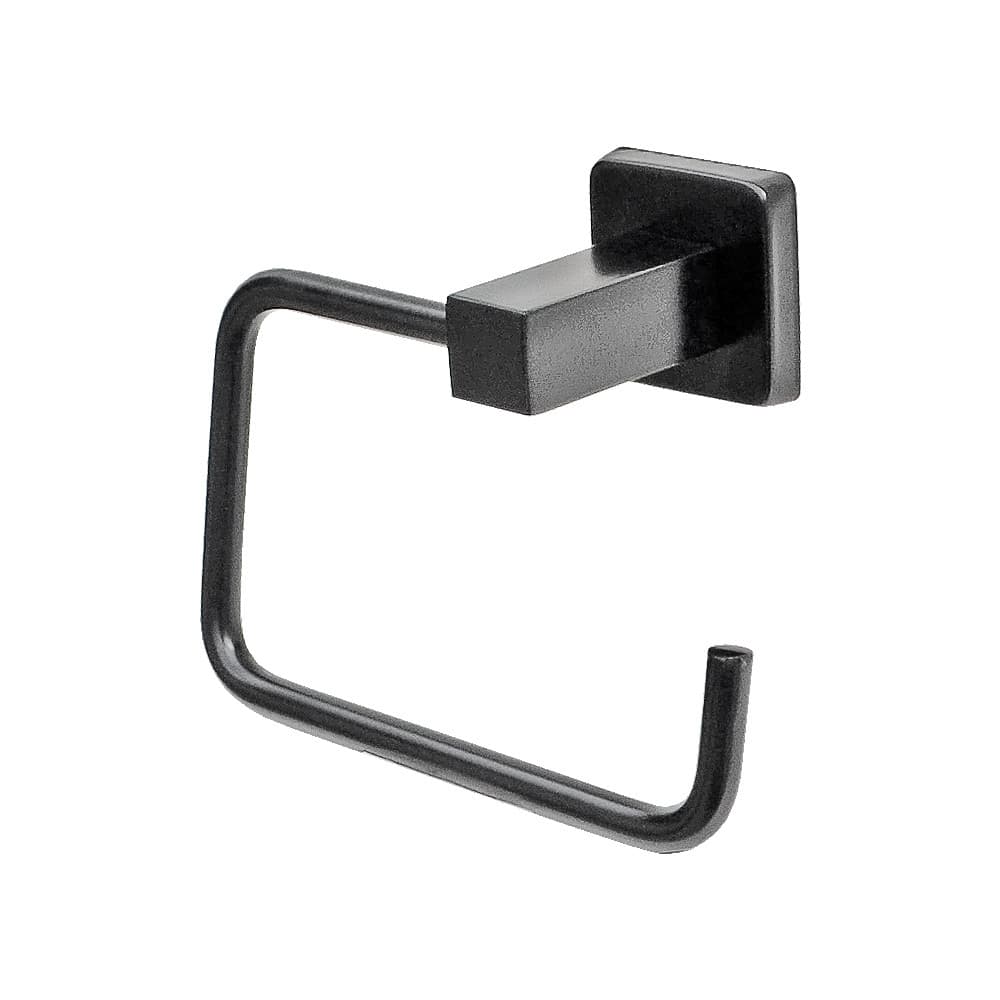 Porta Toalha Argola Banheiro Elegante Inox Black