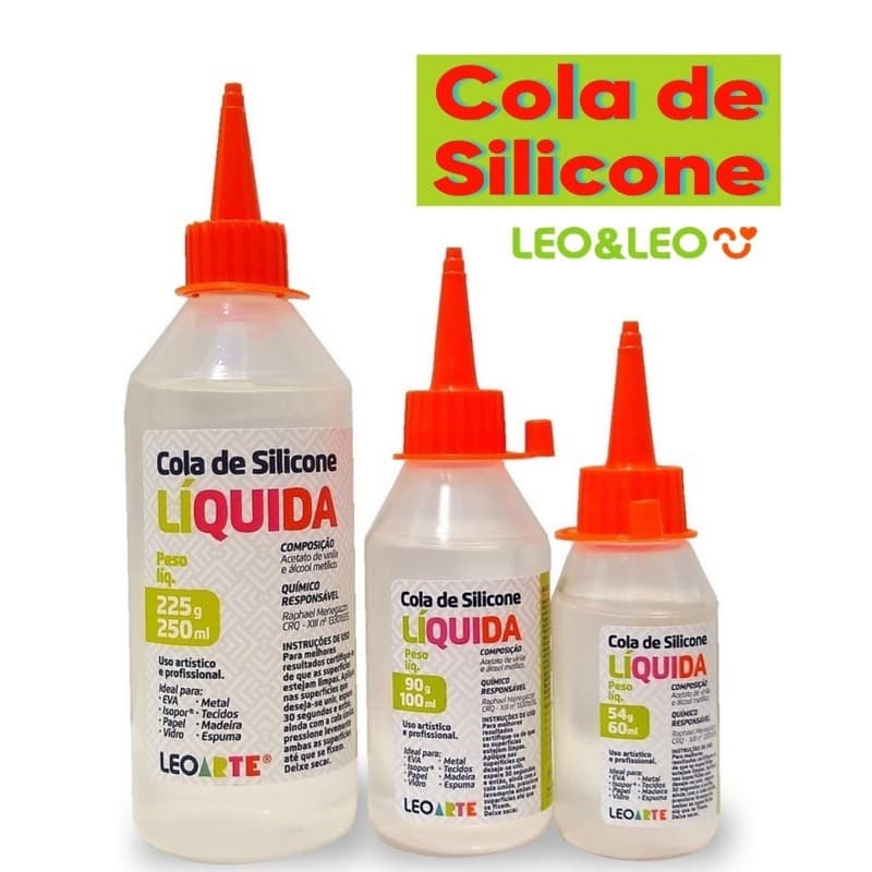 COLA DE SILICONE LIQUIDA LEOARTE MULTIUSO ARTESANATO