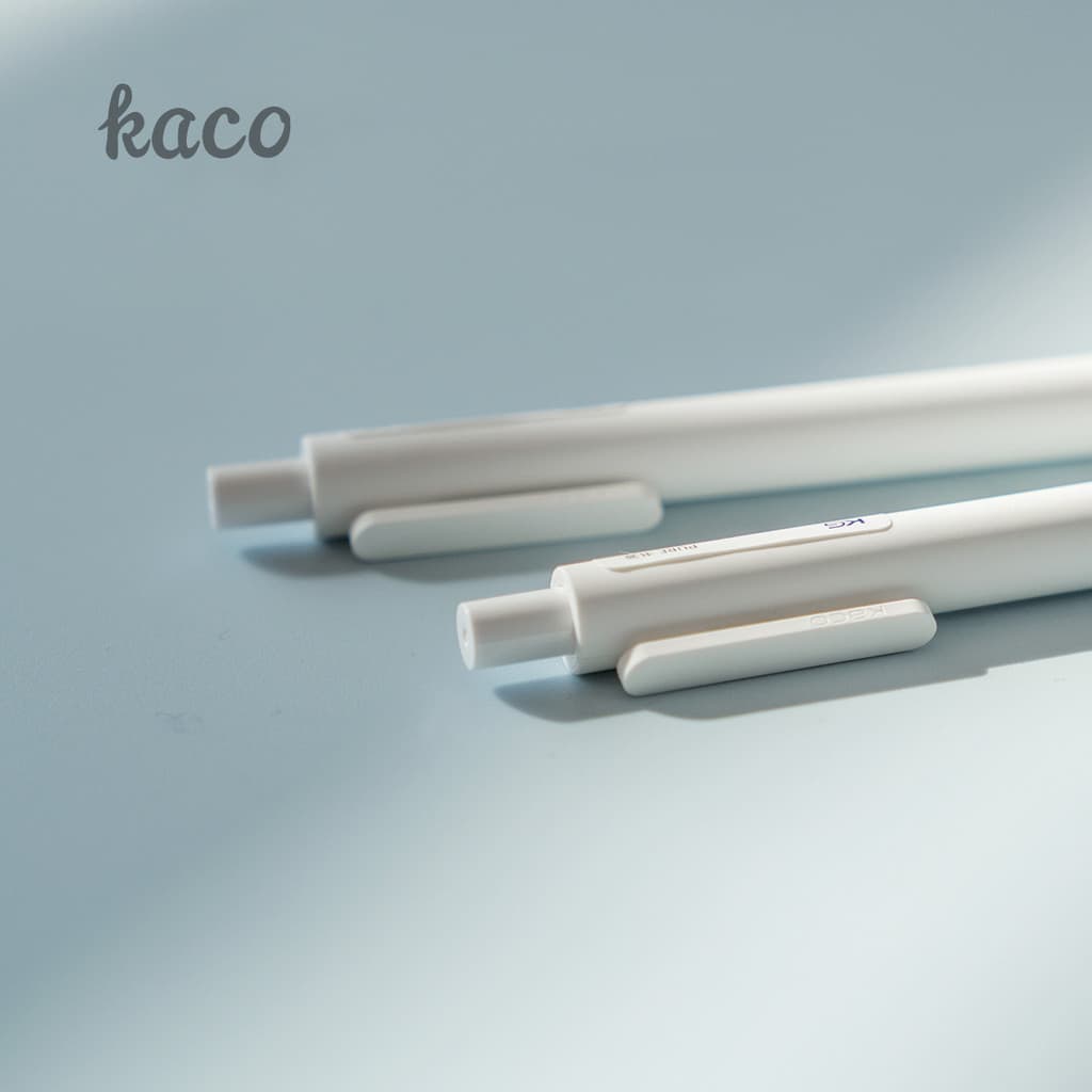 Kaco Book Source Caneta Gel ins Legal Simples Preto Branco Fosco Caneta Imprensa Estilo Muji Estudantes Usam 0.5 Exame
