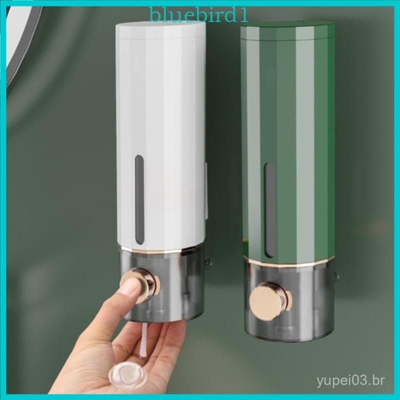 Dispensador Manual de Parede BLUE 450 para Shampoo, Gel de Banho, Condicionador e Sabonete Líquido ECP3