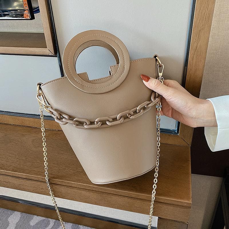 Corrente acrílica portátil pequena bolsa 2027 novo estilo Retro bolsa feminina versão coreana moda senhoras de um ombro