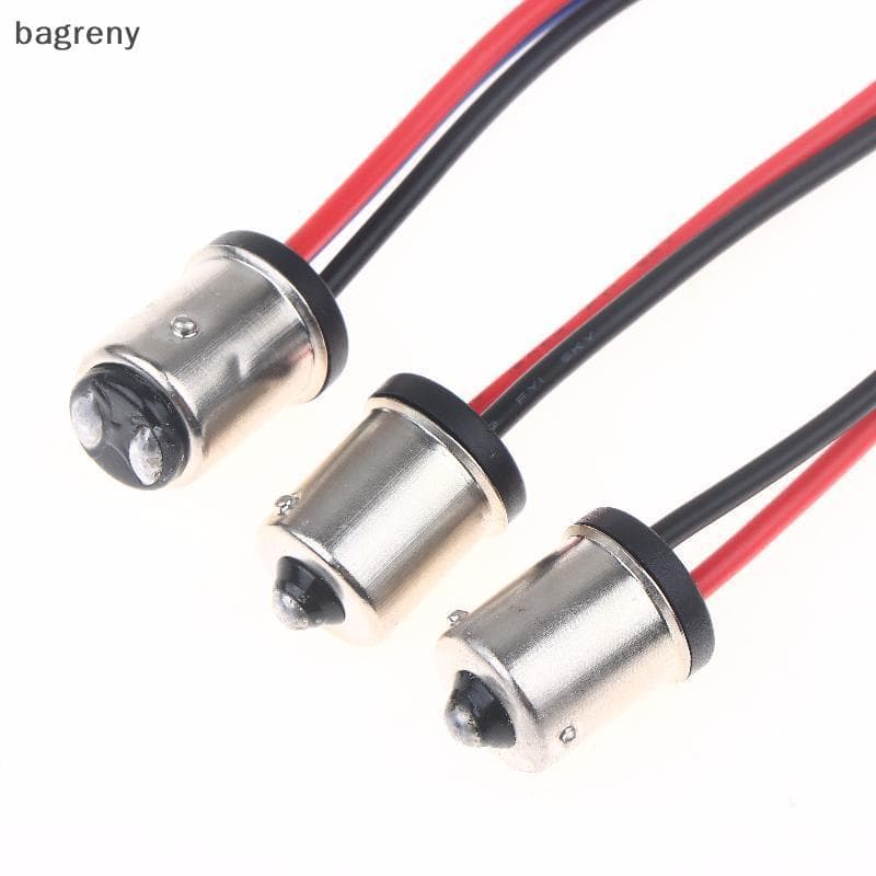 [bagreny] 2 Peças Lâmpada Automática Soet Para 1156 1157 Carro LED Luz De Sinalização Base Macho Conector Adaptador De B