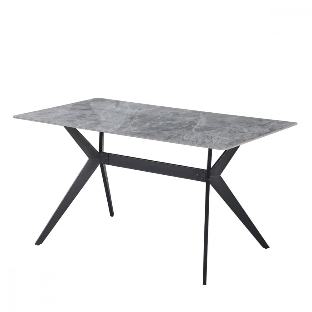 Mesa De Jantar Tampo De Granito Para Cozinha Italy Cinza 140cm