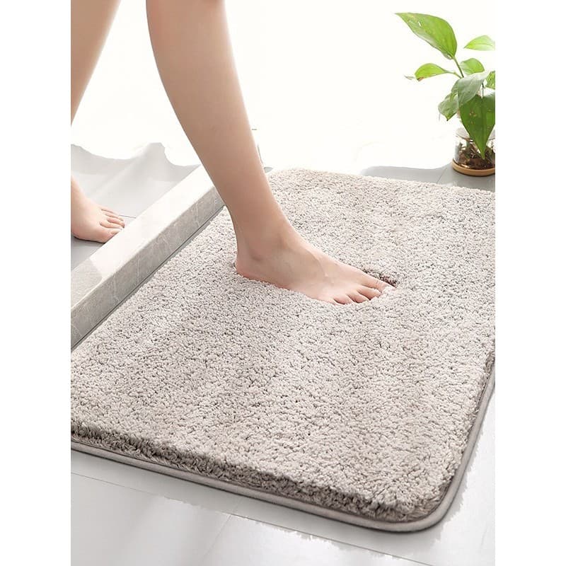 Tapete absorvente para porta de banheiro, tapete antiderrapante para pés, porta de entrada de banheiro, secagem rápida,