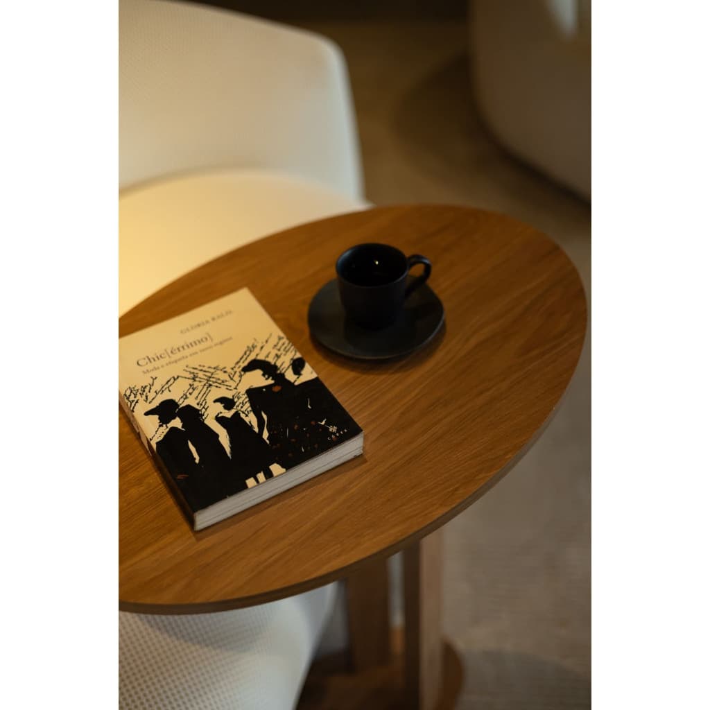 Mesa de Canto Orgânica – Apoio para Sofá, Poltrona ou Sala em MDF