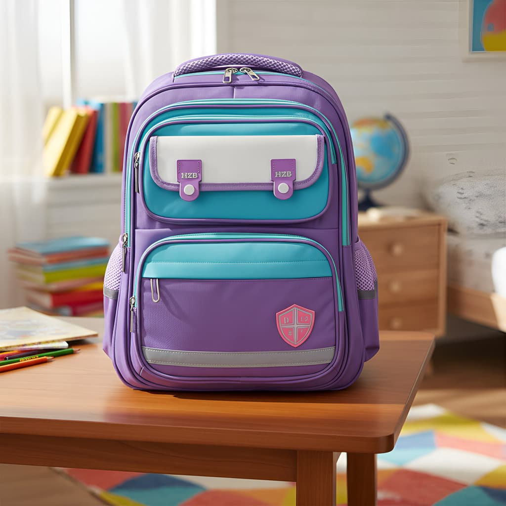 Bolsa Mochila Infantil Escolar de Costas Espaçosa e Reforçada Conforto Nas Alças Mais Organização