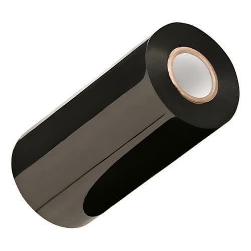 Kit 24 Rolos Ribbon Cera Easy Wax 110x91 Preto Para Impressora De Transferência Térmica