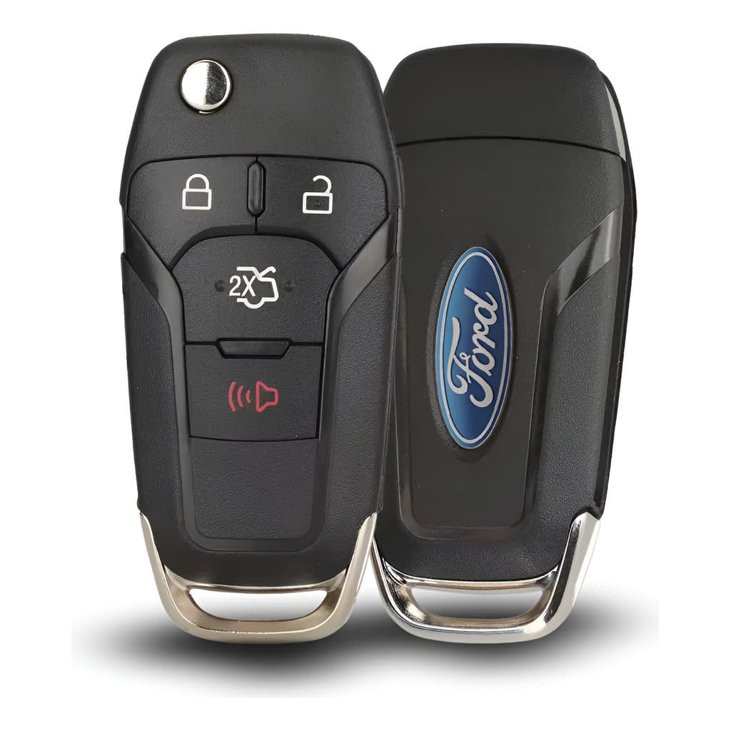 chave Canivete Carcaça Fusion Ford Ka Novo 3 Botões + Pânico