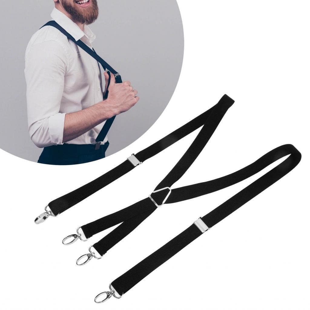 Suspensórios Hyhyhy GLOGLOW Para Calças Masculinas Confortáveis E Práticas Com Costura Reforçada Elástica Encontros Casa