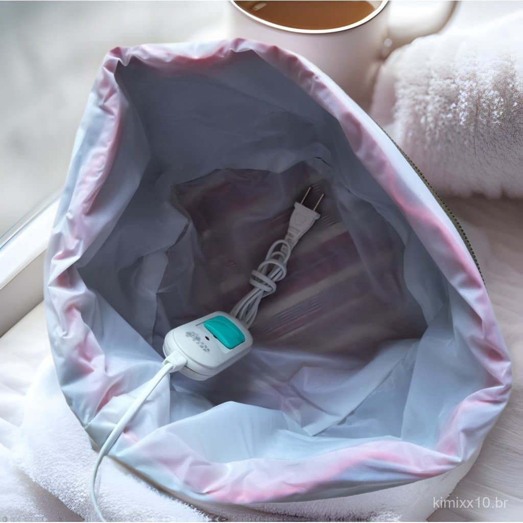 Touca de aquecimento elétrica para uso doméstico, para cuidados com o cabelo, tratamento com óleo e modelagem, com contr