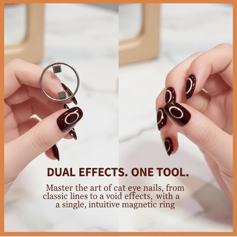 [BG] Anel Oco Magnético Ferramenta De Arte De Unha Para Esmalte Em Gel Olho De Gato Ímã Profissional Sti Uso Salão De Ma