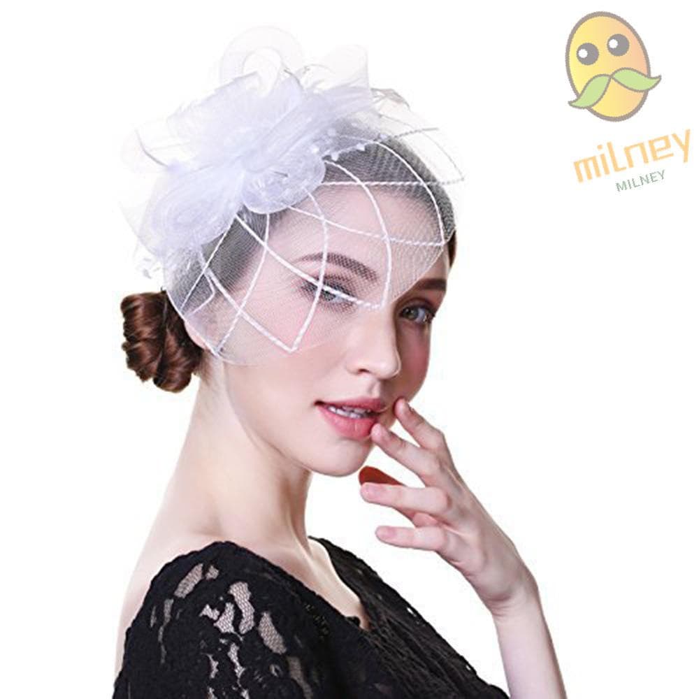 MILLNEY Fascinadores Chapéu De Casamento Fedoras De Noiva