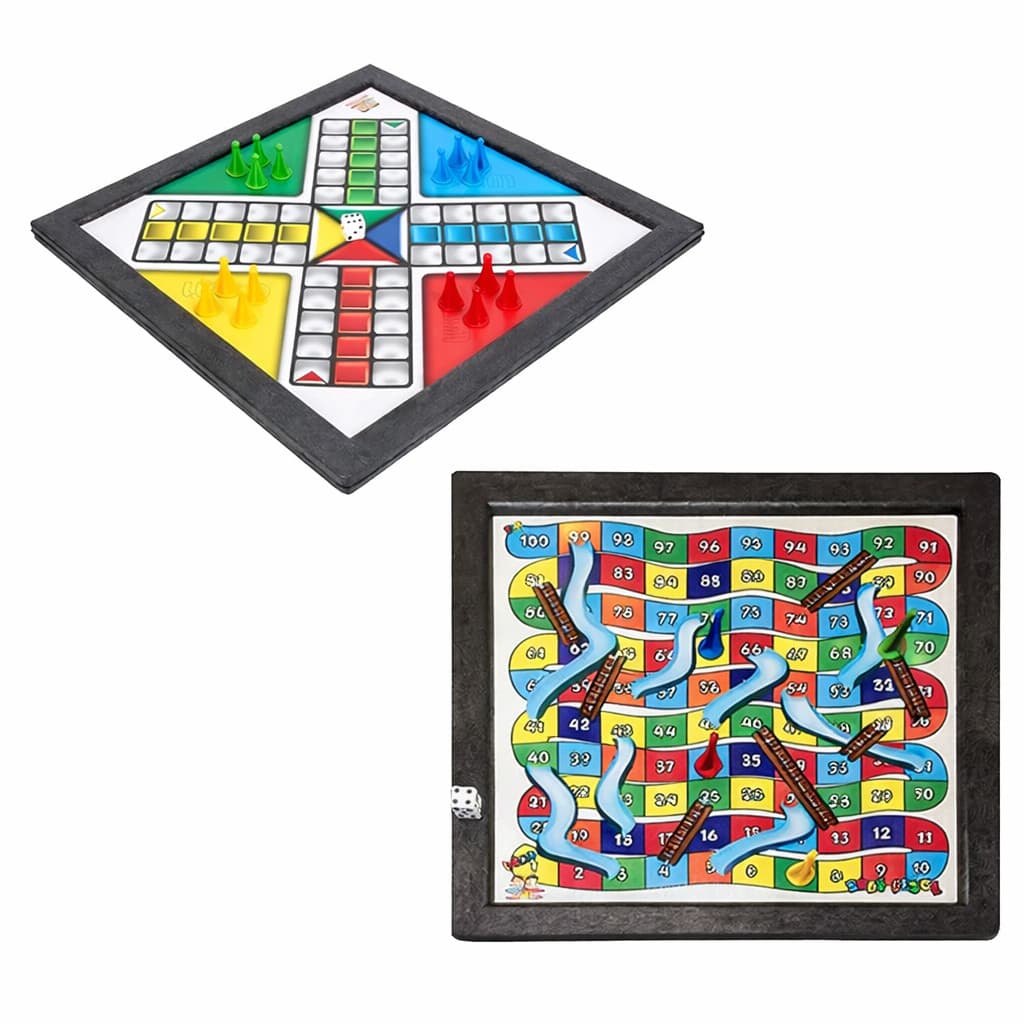 Jogo Ludo e Sobe e Desce (2 em 1)