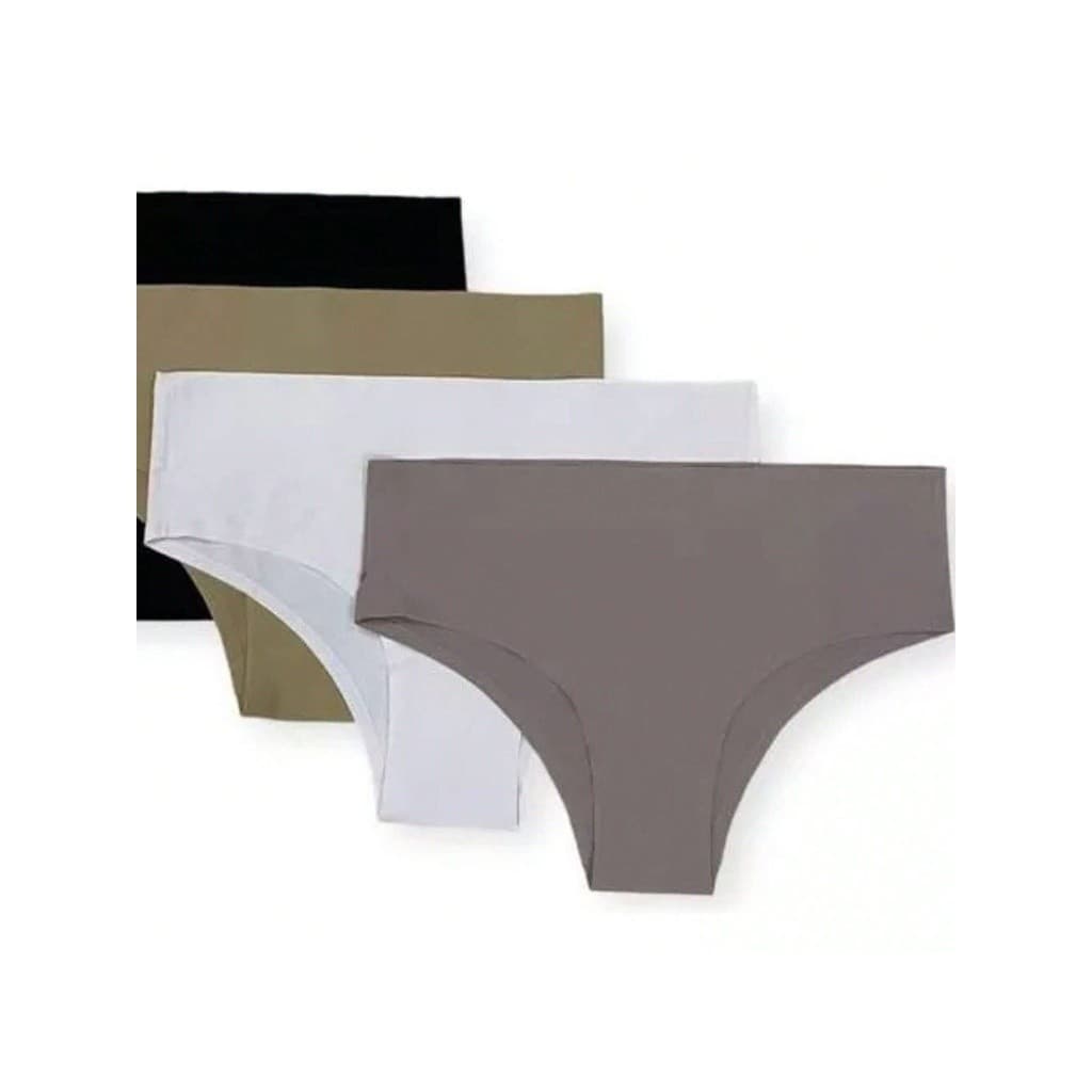 Kit c 5 Calcinha Sem Costura Cos Alto 5cm boa qualidade