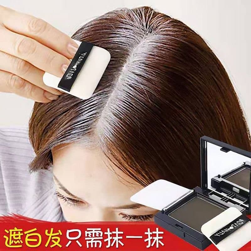 Capa descartável cabelo branco ferramenta útil tingimento de cabelo em pó caneta retoque vara planta de longa duração Na