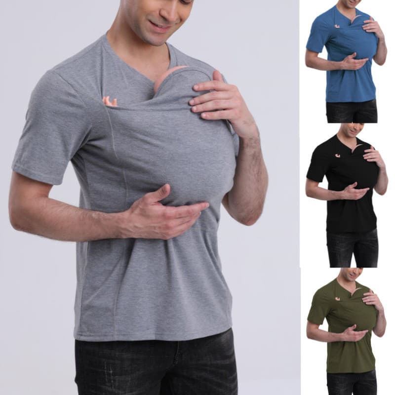 FBA Canguru Pai Canguru Mãe Roupas Multifuncionais Camisa Calmante Camiseta Colete