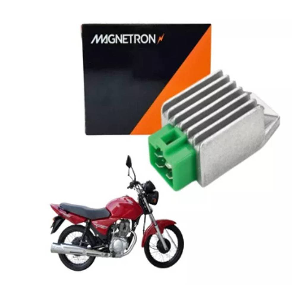 RETIFICADOR REGULADOR CORRENTE TITAN 150 2004 A 2008 FAN 125 2009 A 2013 MAGNETRON