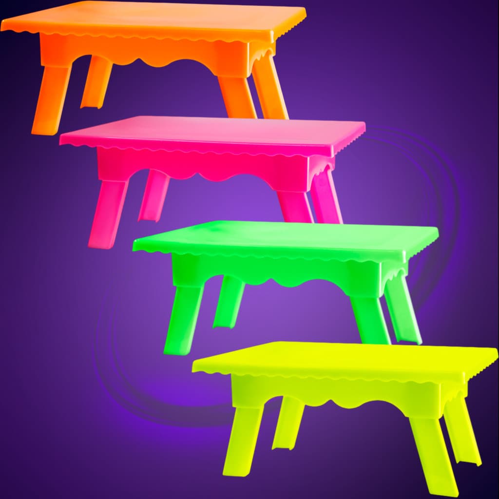 MESINHA DE DOCINHOS NEON FESTA DECORAÇÃO