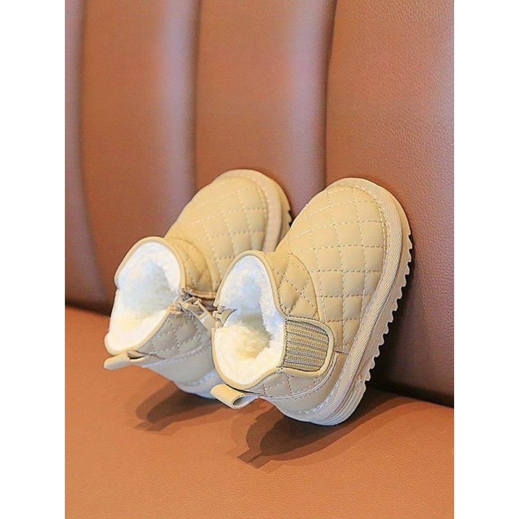 Inverno meninos botas de neve do bebê forro das crianças sapatos de algodão crianças da criança 1-3-6 anos de idade sapa