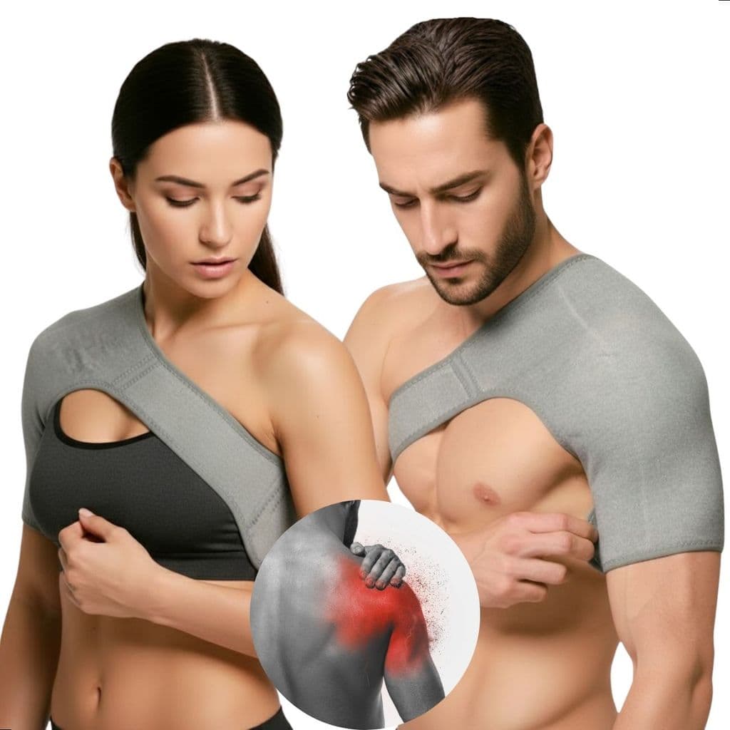 Ombreira Ortopédica Protetor Suporte Ombro Neoprene Ajustável Tenso Clavícula Ajuste