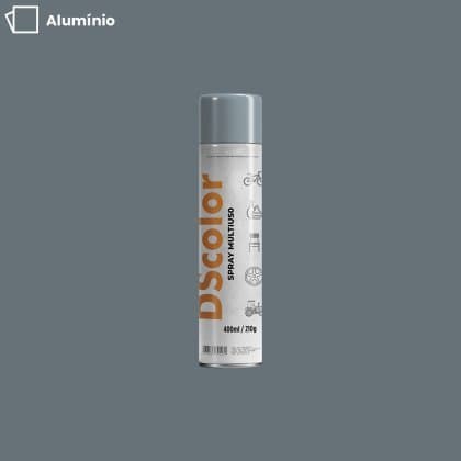 Tinta Spray Alta Temperatura Alumínio DSColor